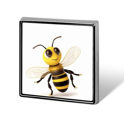 Anstecknadel mit Honigbienen-Motiv, modische Anstecknadeln für Männer und Frauen, für Rucksäcke, lustige Hut-Brosche, Anstecknadel, personalisierte Tasche, Revers, Abzeichen, Metall, Neuheit Knöpfe von QMNBTES