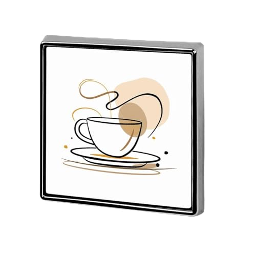 Anstecknadel mit Kaffee-Linien-Anzug, modische Anstecknadeln für Männer und Frauen, für Rucksäcke, lustige Hut-Brosche, Anstecknadel, personalisierte Tasche, Revers, Abzeichen, Metall, Neuheit Knöpfe von QMNBTES