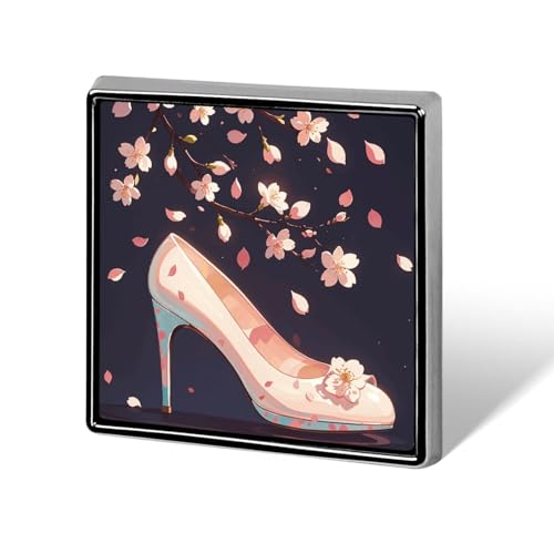 Anstecknadel mit Kristall, High Heels, Anstecknadel, modische Anstecknadeln für Männer und Frauen, für Rucksäcke, lustige Hut-Brosche, Anstecknadel, personalisierte Tasche, Revers, Abzeichen, Metall von QMNBTES