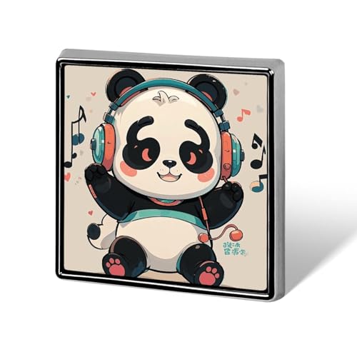 Anstecknadel mit Panda-Anzug, modische Anstecknadeln für Männer und Frauen, für Rucksäcke, lustige Hut-Brosche, Anstecknadel, personalisierte Tasche, Revers, Abzeichen, Metall, Neuheit Knöpfe und Pins von QMNBTES