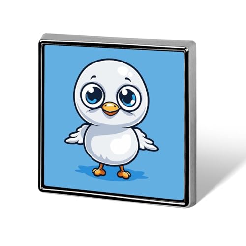 Anstecknadel mit großen Augen, Möwen-Anzug, modische Anstecknadeln für Männer und Frauen, für Rucksäcke, lustige Hut-Brosche, Anstecknadel, personalisierte Tasche, Revers, Abzeichen, Metall, Neuheit von QMNBTES