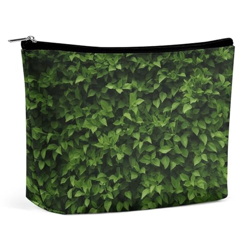 QMNBTES Hedge Reise-Make-up-Tasche, groß, Kulturbeutel für Damen, wasserdichte Kosmetiktasche für Geldbörse, tragbar, Make-up-Organizer, niedliche Reißverschlusstasche, Kosmetiktasche, lustige von QMNBTES