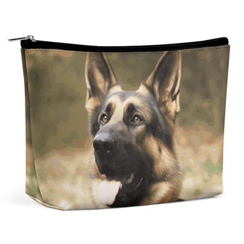 QMNBTES Reise-Make-up-Tasche mit Tiermotiv, groß, wasserdicht, Kosmetiktasche für Geldbörse, tragbar, Make-up-Tasche, niedlicher Reißverschluss, Kosmetiktasche, lustige Reise-Make-up-Tasche von QMNBTES