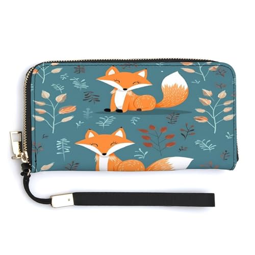 Modische Einkaufstasche mit Cartoon-Fuchsmuster, Designer-Schulterhandtaschen, Hobo-Tasche, niedliche Aufbewahrungstasche für Damen, Stil, 20 x 10,5 cm, Stil:, 20.0*10.5cm von QMNRTK