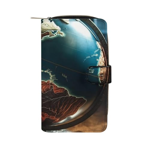 QMNRTK Beautiful Globe Kreditkartenetui, RFID-blockierend, schmal, faltbar, echtes Leder, minimalistische Vordertasche, Geldbörse, Schlüsselanhänger, Geldbörse für Männer und Frauen, Stil, 19,7 x 11 x QMNRTK Beautiful Globe Kreditkartenetui, RFID-blockierend, schmal, faltbar, echtes Leder, minimalistische Vordertasche, Geldbörse, Schlüsselanhänger, Geldbörse für Männer und Frauen, Stil, 19,7 x 11 x von QMNRTK