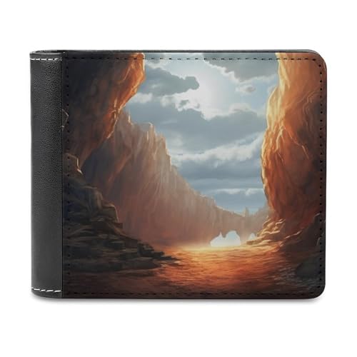 QMNRTK Cliff Geldbörse aus Leder im Querformat für Herren und Damen, RFID-blockierend, extra Kapazität, ultrastarke Nähte, schlanke Geldscheinfach mit 8 Kartenfächern, Stil, Einheitsgröße, Stil:, von QMNRTK