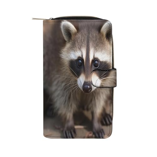 QMNRTK Cub Raccoon Kreditkartenetui, RFID-blockierend, schmal, faltbar, echtes Leder, minimalistische Vordertasche, Geldbörse, Schlüsselanhänger, Geldbörse für Männer und Frauen, Stil, 19,7 x 11 x 3,5 QMNRTK Cub Raccoon Kreditkartenetui, RFID-blockierend, schmal, faltbar, echtes Leder, minimalistische Vordertasche, Geldbörse, Schlüsselanhänger, Geldbörse für Männer und Frauen, Stil, 19,7 x 11 x 3,5 von QMNRTK