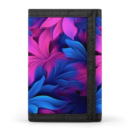 QMNRTK Dreifach gefaltete Geldbörse, schmal, personalisierbar, RFID-blockierende Geldbörse für Damen und Herren, Einheitsgröße, Stil:, Einheitsgröße von QMNRTK