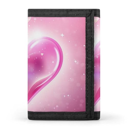 QMNRTK Dreifach gefaltete Geldbörse im Sternen-Stil, schlanke Brieftasche, personalisierbar, RFID-blockierend, für Damen und Herren, Einheitsgröße, Stil:, Einheitsgröße von QMNRTK