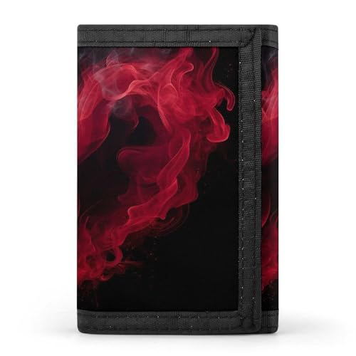 QMNRTK Dreifach gefaltete Geldbörse in Herzform, schmal, personalisierbar, RFID-blockierend, für Damen und Herren, Einheitsgröße, Stil:, Einheitsgröße von QMNRTK