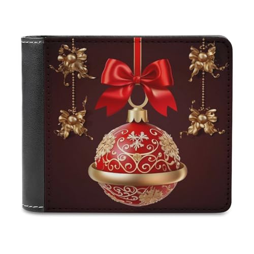 QMNRTK Goldfarbene Glocken-Geldbörse aus Leder für Herren und Damen, RFID-blockierend, extra Kapazität, ultrastarke Nähte, schlanke Geldscheinfach mit 8 Kartenfächern, Stil, Einheitsgröße, Stil:, von QMNRTK