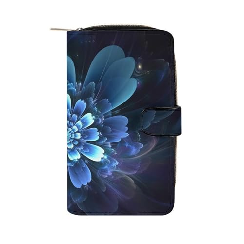 QMNRTK Kreditkartenetui mit Fantasy-Blume, RFID-blockierend, schmal, faltbar, echtes Leder, minimalistische Vordertasche, Geldbörse, Schlüsselanhänger, Geldbörse für Damen und Herren, 19,7 x 11 x 3,5 QMNRTK Kreditkartenetui mit Fantasy-Blume, RFID-blockierend, schmal, faltbar, echtes Leder, minimalistische Vordertasche, Geldbörse, Schlüsselanhänger, Geldbörse für Damen und Herren, 19,7 x 11 x 3,5 von QMNRTK