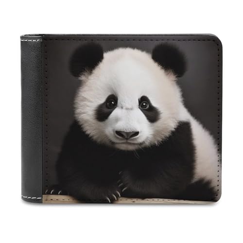 QMNRTK Panda Star Ledergeldbörse für Männer und Frauen, RFID-blockierend, extra Kapazität, ultrastarke Nähte, schlanke Geldscheinfach mit 8 Kartenfächern, Stil, Einheitsgröße, Stil:, Einheitsgröße von QMNRTK