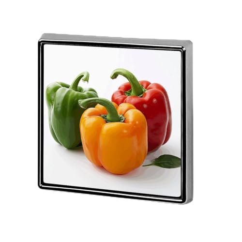 Drei frische Paprika, quadratische Anstecknadel für Damen, Neuheit Knöpfe & Anstecknadeln, Metallabzeichen, niedliche Brosche, Retro-Pinback-Abzeichen, modische Taschennadeln für Hut, Rucksäcke Drei frische Paprika, quadratische Anstecknadel für Damen, Neuheit Knöpfe & Anstecknadeln, Metallabzeichen, niedliche Brosche, Retro-Pinback-Abzeichen, modische Taschennadeln für Hut, Rucksäcke von QMNVBDS