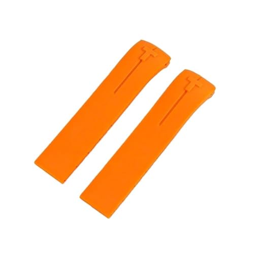 QNGMKBKTDZ 20 mm 21 mm Silikon-Uhrenarmband, passend for Tissot, passend for T-Touch T013 T81 T091 T33 T047, gebogenes Ende, Gummiarmband, Orange, Schwarz, Blau, Rot(A5,21mm) von QNGMKBKTDZ