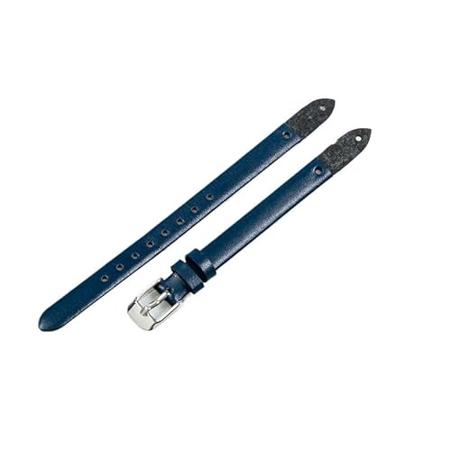 QNGMKBKTDZ Passend For Fossil ES3745 ES3861 ES4026 ES3862 ES4340 Damenuhrenarmbänder, 8 Mm Kleines Armband(Dark Blue,8mm-Silvery Buckle) von QNGMKBKTDZ