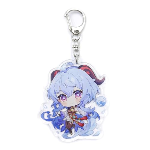 Cute Impact Gen Shin Schlüsselanhänger aus Acryl zum Aufhängen, 14, One size Cute Impact Gen Shin Schlüsselanhänger aus Acryl zum Aufhängen, 14, One size von QNIYMOE