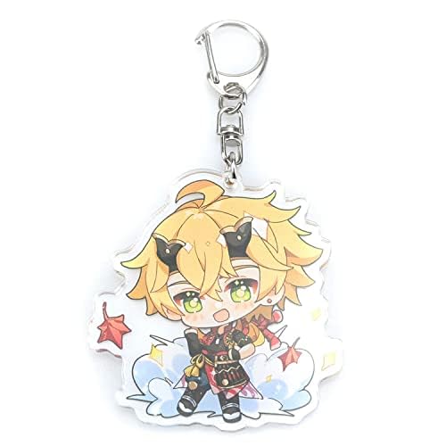 Cute Impact Gen Shin Schlüsselanhänger aus Acryl zum Aufhängen, 17, One size von QNIYMOE