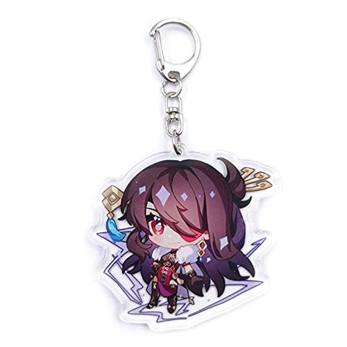 Cute Impact Gen Shin Schlüsselanhänger aus Acryl zum Aufhängen, Beidou, One size von QNIYMOE