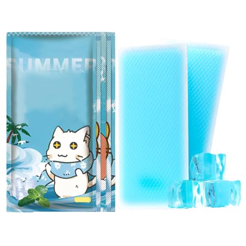 QOCUILC 30 Stück Kühlpads kinder, Kühlpads zum knicken, Cooling pad, Kühlpads gel von QOCUILC