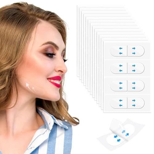 QOMJUFA 120pcs Facelifting Aufklebers für Frau, Unsichtbare Facelifting Tape für V-Form Gesicht, Lift Gesicht Aufkleber Verbergen von Schlaffe Haut Make-up-Facelifting-Tools QOMJUFA 120pcs Facelifting Aufklebers für Frau, Unsichtbare Facelifting Tape für V-Form Gesicht, Lift Gesicht Aufkleber Verbergen von Schlaffe Haut Make-up-Facelifting-Tools von QOMJUFA