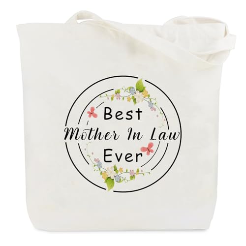 QONCV Geschenk für Schwiegermutter, beste Schwiegermutter, Segeltuch-Tragetasche, Muttertag, Geburtstag, Weihnachten, Geschenkideen für Frauen QONCV Geschenk für Schwiegermutter, beste Schwiegermutter, Segeltuch-Tragetasche, Muttertag, Geburtstag, Weihnachten, Geschenkideen für Frauen von QONCV
