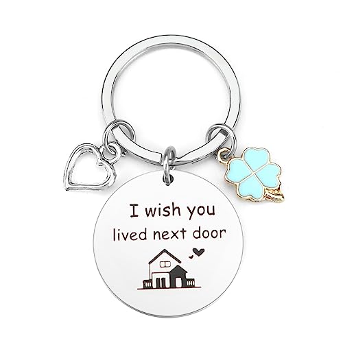 QONCV keychainI wish you lived next door, Freunde 9, 8×4×1 von QONCV