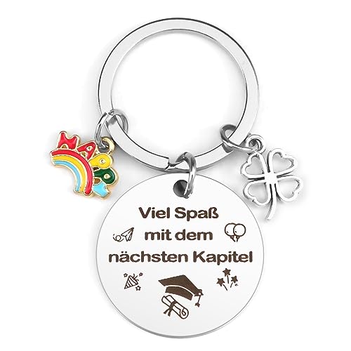 QONCV Abschluss Geschenk, Schlüsselanhänger Abschluss Geschenk, Schulabschluss Geschenk Bachelor Geschenk, Abitur Geschenke Abschiedsgeschenk Schüler Aufmunterung Geschenke keychain Absolvent von QONCV