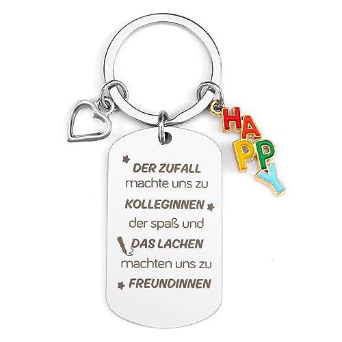 Schlüsselanhänger Abschiedsgeschenk Kollegen, Beste Freundin Geschenke Kleine Weihnachtsgeschenke für Kollegen Geschenkideen zum Ruhestand Geschenke Arbeitskollegin Danke Geschenke Kollegen Geburtstag von QONCV