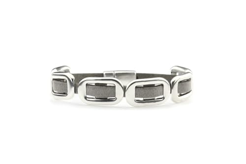 QOSS Armband ELLEN grau Größe L von QOSS