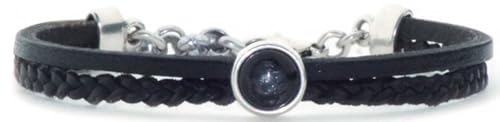 QOSS Armband FLEUR schwarz Stein schwarz von QOSS