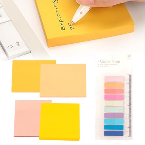 QOWUXHZ 400Pcs Haftnotizen Klebezettel Und 200Pcs Seitenmarker Farbige Haftnotizen Sticky Notes Haftnotizen Klebezettel Bunte Quadratische Selbstklebende Haftnotizzettel Für Schule Büro Zuhause QOWUXHZ 400Pcs Haftnotizen Klebezettel Und 200Pcs Seitenmarker Farbige Haftnotizen Sticky Notes Haftnotizen Klebezettel Bunte Quadratische Selbstklebende Haftnotizzettel Für Schule Büro Zuhause von QOWUXHZ