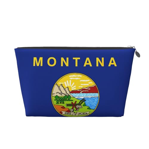 Montana Make-up-Tasche für Damen, wasserdicht, Leder, Reise-Kulturbeutel für Toilettenartikel, Kosmetiktasche, silber, Einheitsgröße, Kulturbeutel Montana Make-up-Tasche für Damen, wasserdicht, Leder, Reise-Kulturbeutel für Toilettenartikel, Kosmetiktasche, silber, Einheitsgröße, Kulturbeutel von QPIPGER