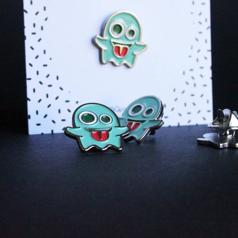 Geister Emaille Pin - Brosche von QPin