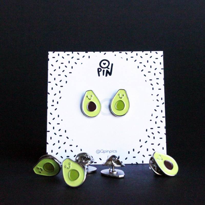 Grüne Avocado Emaille Pin - Grüne Brosche Grüne Avocado Emaille Pin - Grüne Brosche von QPin