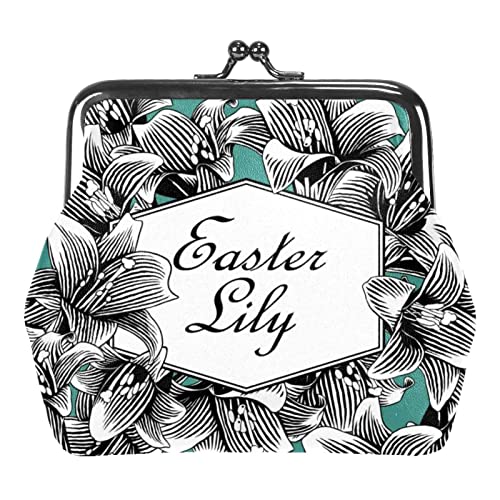 Alpaka Muster Schnalle Geldbörse Vintage Beutel Schnalle Clutch Tasche Kiss-Lock Wechselgeldbörse Floral Verschluss Geldbörsen für Frauen Mädchen, Multicolor 01, Einheitsgröße, Taschen-Organizer von QQIAEJIA