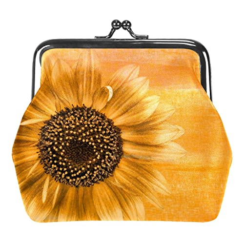 Blumen Schnalle Geldbörse Vintage Beutel Schnalle Clutch Tasche Kiss-Lock Wechselgeldbörse Floral Verschluss Geldbörsen für Frauen Mädchen, Mehrfarbig 18, Einheitsgröße, Taschen-Organizer von QQIAEJIA