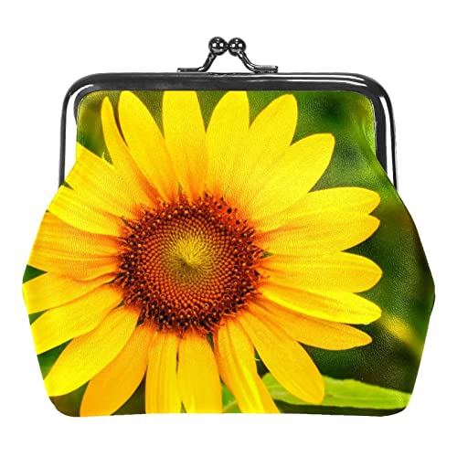 Fantastische Sonnenblumen-Geldbörse Geldbörse Geldbörse Tasche Kleingeldbeutel Geschenke für Frauen Kinder Mädchen Schlüsselhalter, Mehrfarbig 16, Einheitsgröße, Taschen-Organizer von QQIAEJIA