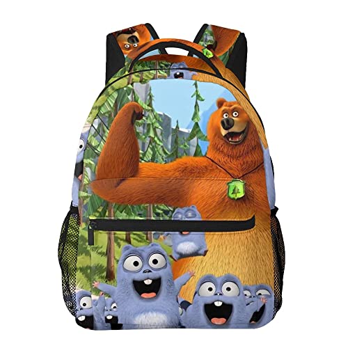 QQIAEJIA Grizzy & Lemming Rucksack, Reisetasche, Laptop-Rucksack, Wandern, Tagesrucksack, Schulterrucksack, für Jungen und Mädchen QQIAEJIA Grizzy & Lemming Rucksack, Reisetasche, Laptop-Rucksack, Wandern, Tagesrucksack, Schulterrucksack, für Jungen und Mädchen von QQIAEJIA