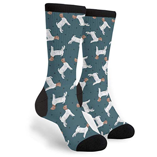 QQIAEJIA Socken mit Punkten, Boer, Ziege, für Herren und Damen, lässig, lustig, sportlich, bunt, ausgefallen, grafisch, Crew-Socken von QQIAEJIA