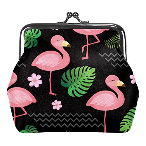 Sommer Urlaub Reise Muster Schnalle Geldbörse Vintage Beutel Schnalle Clutch Tasche Kiss-Lock Wechselgeldbörse Floral Verschluss Geldbörsen für Frauen Mädchen, Multicolor 08, Einheitsgröße, von QQIAEJIA