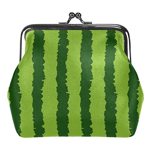 Wassermelone Haut Muster Geldbörse Kuss Schloss Wechselgeldbörse Vintage Schmuck Beutel, Mehrfarbig 11, Einheitsgröße, Taschen-Organizer von QQIAEJIA