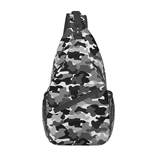 Digital Camo Fanny Pack für Mann Frauen Hüfttasche Verstellbarer Gürtel Lässige Brusttasche Bauchtaschen für Reisen Sport Laufen Wandern Hüfttaschen, Schwarz , Einheitsgröße von QQLADY