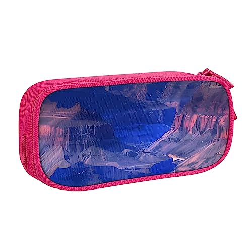 QQLADY Beauty Grand Canyon Großes Federmäppchen Federmäppchen mit Reißverschlussfächern Stiftetasche Ästhetisches Federmäppchen für Erwachsene Federmäppchen Stifteetui für Büro, rose, Einheitsgröße, von QQLADY