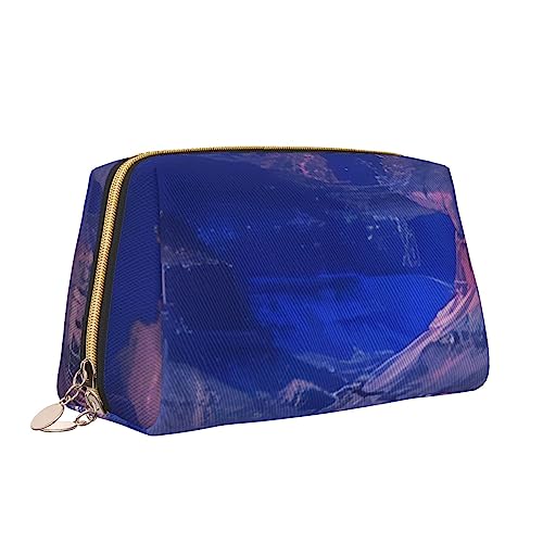 QQLADY Beauty Grand Canyon Make-up-Tasche aus Leder, große Kapazität, Reise-Kosmetiktaschen, Öffnung, Make-up-Tasche, tragbar, wasserdicht, Kulturbeutel für Frauen und Mädchen, Kosmetik-Organizer, von QQLADY