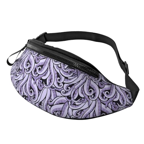 The sea Witch Inspired Fanny Pack for Man Women Waist Bag Adjustable Belt Casual Chest Bag Bum Bags for Travel Sports Running Hiking Waist Packs, Schwarz , Einheitsgröße von QQLADY