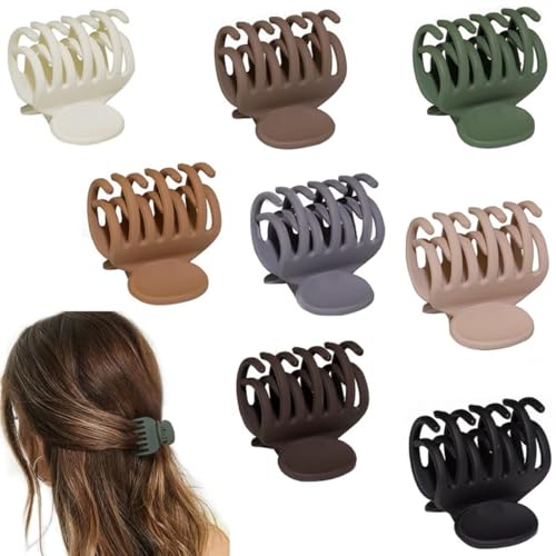 QQY Große Haarspangen, Dicke Haar Kiefer Clips Starke Halten Kralle Clip für Damen Accessoires (E) von QQY