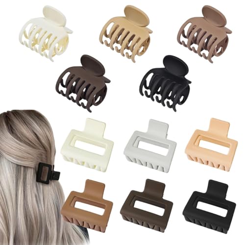 QQY Große Haarspangen, Dicke Haar Kiefer Clips Starke Halten Kralle Clip für Damen Accessoires (R) von QQY