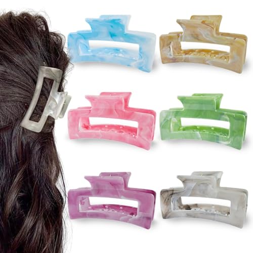 QQY Große Haarspangen, Dicke Haar Kiefer Clips Starke Halten Kralle Clip für Damen Accessoires (Y) von QQY