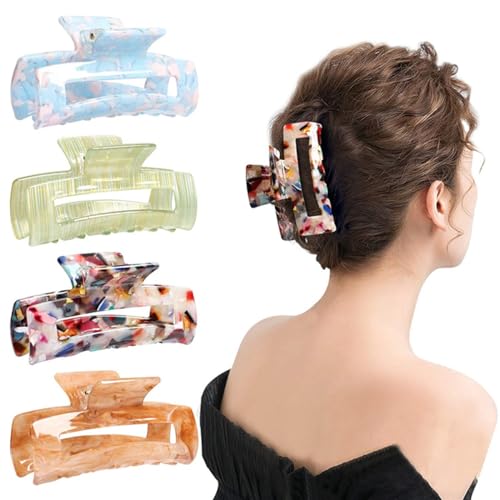 QQY Haarklauenclips, Rutschfeste Haarspange, Matte kleine Haarspangen, Starke mattierte Haarspangen für Damen Accessoires (O) von QQY